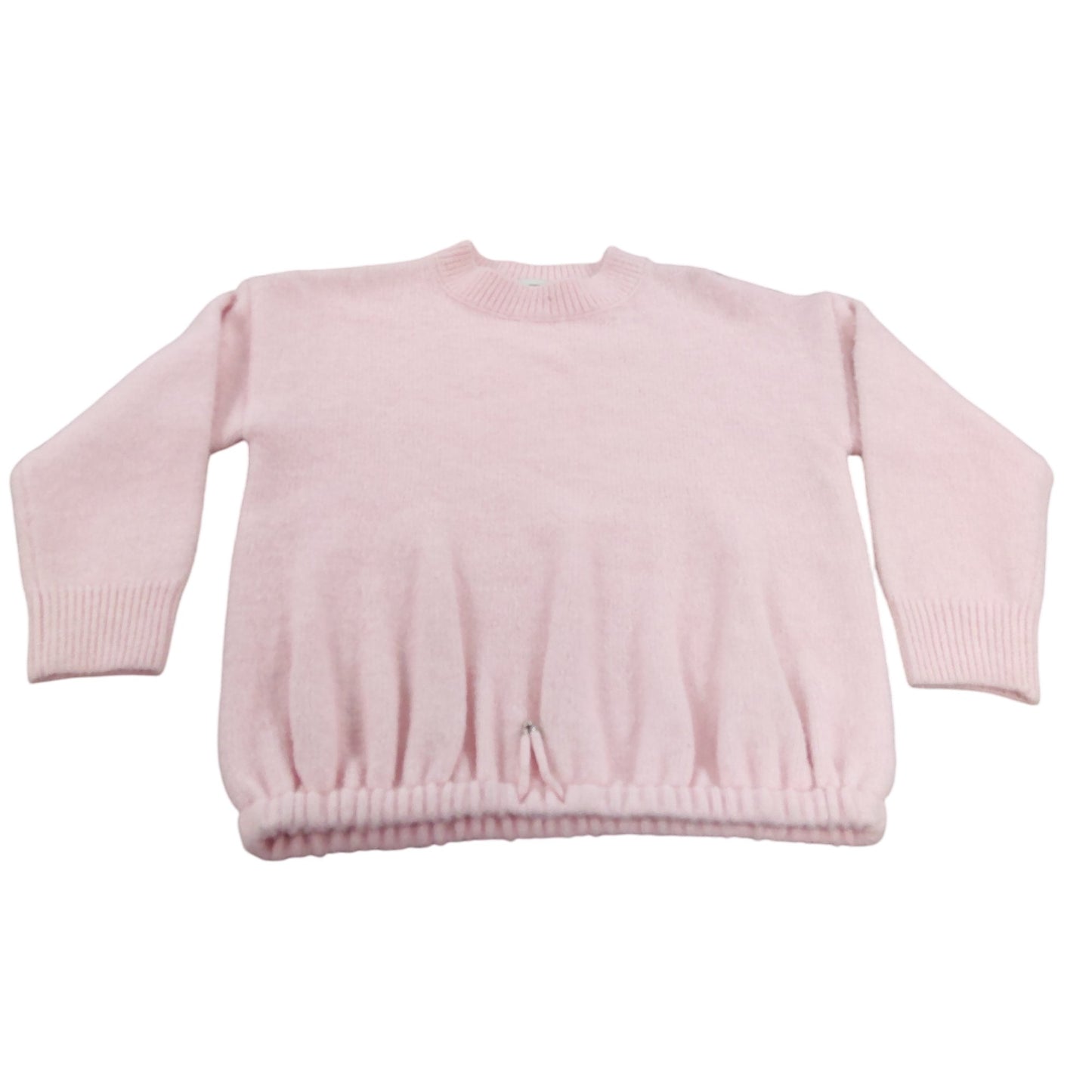 River Island Girls Pink Sweater UK7-8yrs Soft Fabric Long Sleeve Top
