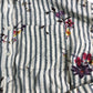 River Island Floral Striped Shirt UK6 Women's 100 Cotton Casual Top