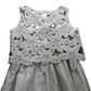Crocheted Maxi Dress Size S Women's Cream Elegant Style