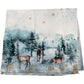 Artoid Mode Watercolour Winter Forest Deer Table Runner 40x140cm