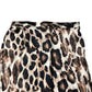 Women's Renzo Midi Slip Skirt Size 10 Animal Print Polyester