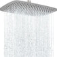 10 Inch Rainfall Shower Head Wall Mounted Stainless Steel Adjustable