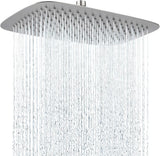 10 Inch Rainfall Shower Head Wall Mounted Stainless Steel Adjustable