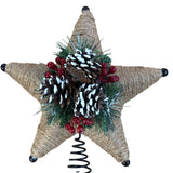Rustic Twine Star Christmas Tree Topper Rustic Twine 12"