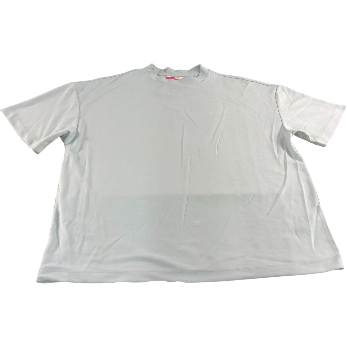 River Island Relaxed Fit T Shirt UK Large Light Blue Short Sleeve Unisex