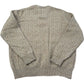 Crew Clothing Company Cable Knit Lambswool Blend Sweater Tan S