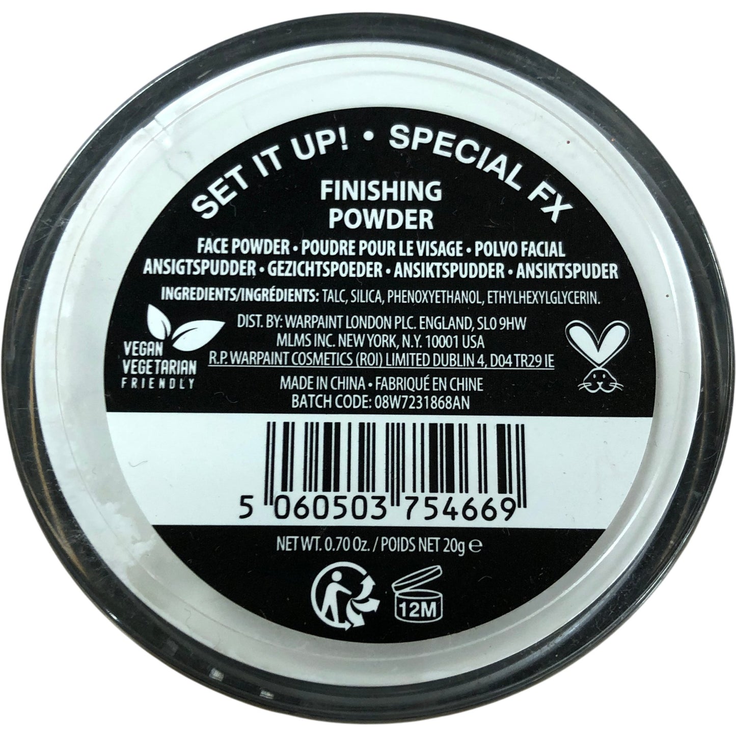W7 Special FX Set It Up Finishing Powder Face Makeup Vegan 20g New