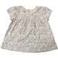 Girls Floral Pattern Top Size 5-6 Years Organic Cotton Pink