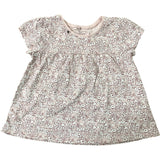 Girls Floral Pattern Top Size 5-6 Years Organic Cotton Pink
