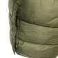 Tog24 Women's Puffer Jacket Olive Green Long Coat Hooded Warm Size 8
