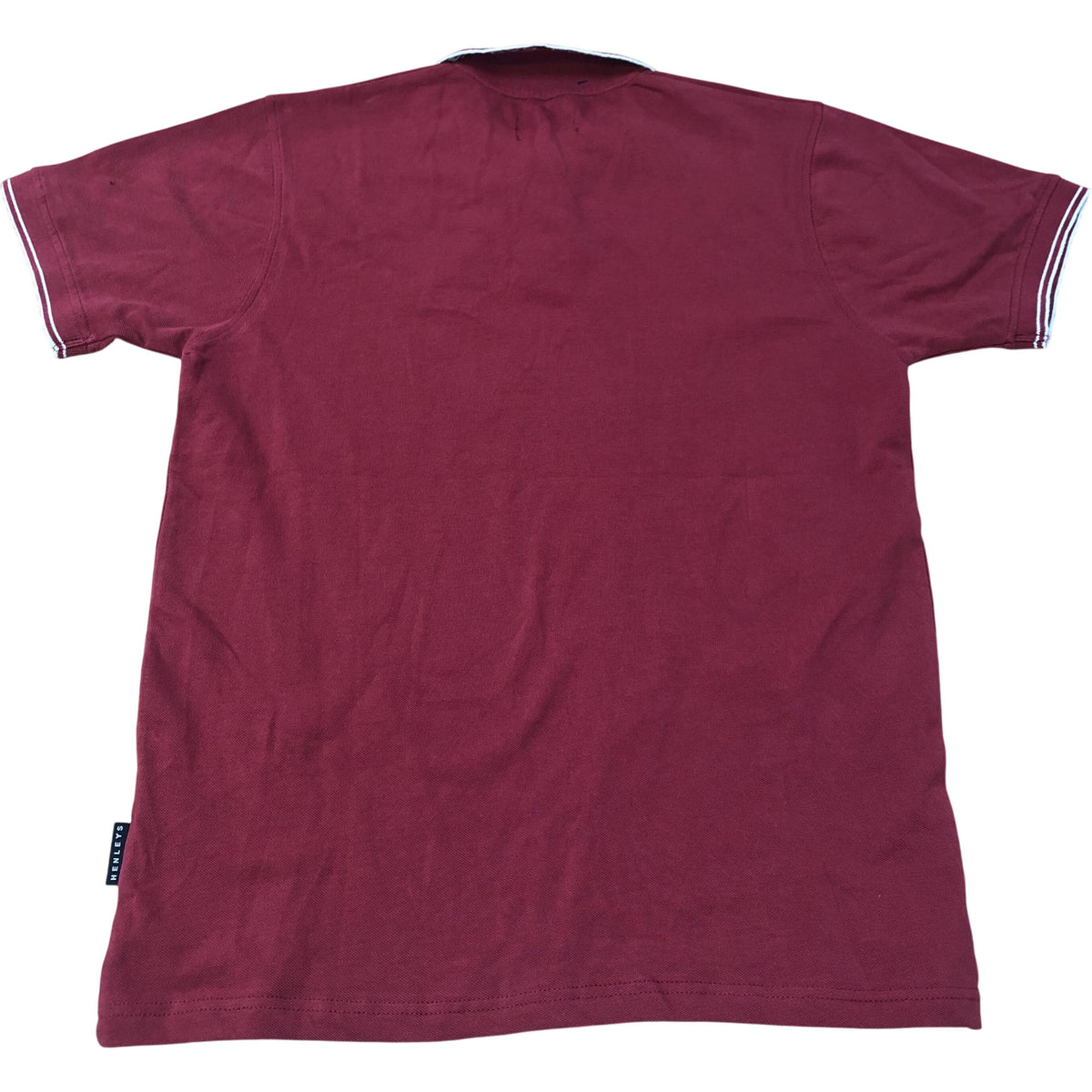 Henleys Pro DLX Maroon Polo Shirt Size L