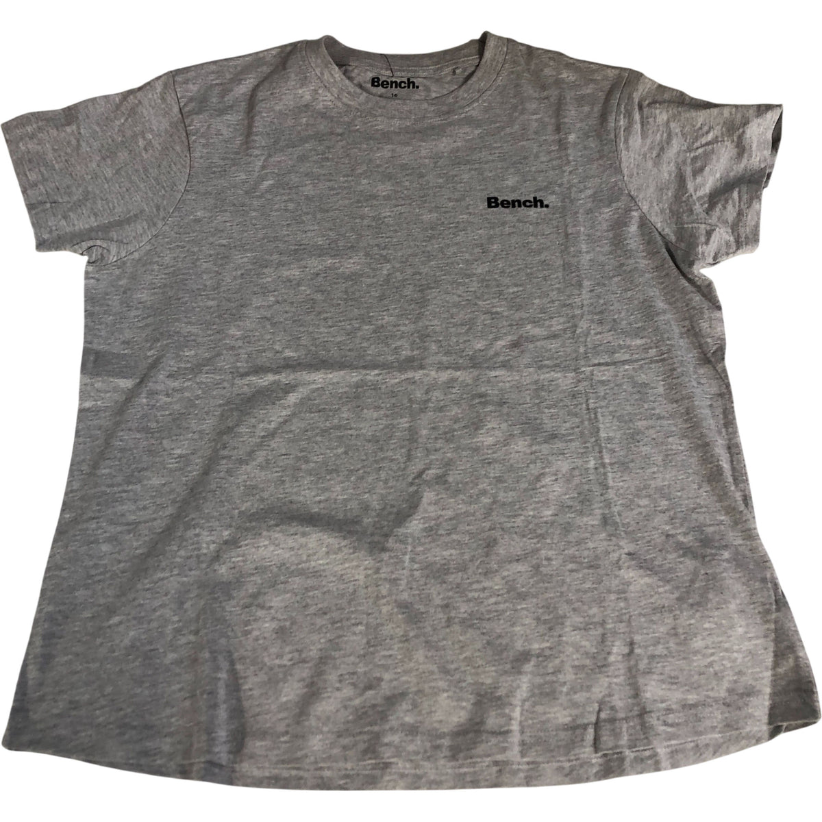 Bench Grey T-Shirt Size 16 Women's Cotton Casual Top Short Sleeve