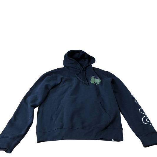 Money Hoodie Men's Navy Blue Kanga Pocket Pullover Sweatshirt XL