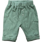 Petit Tigre Baby Outfit Set 0-3 Months Green Waffle Knit Top And Pants