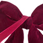 Big Red Velvet Door Bow Christmas Decoration Seasonal Décor 35"