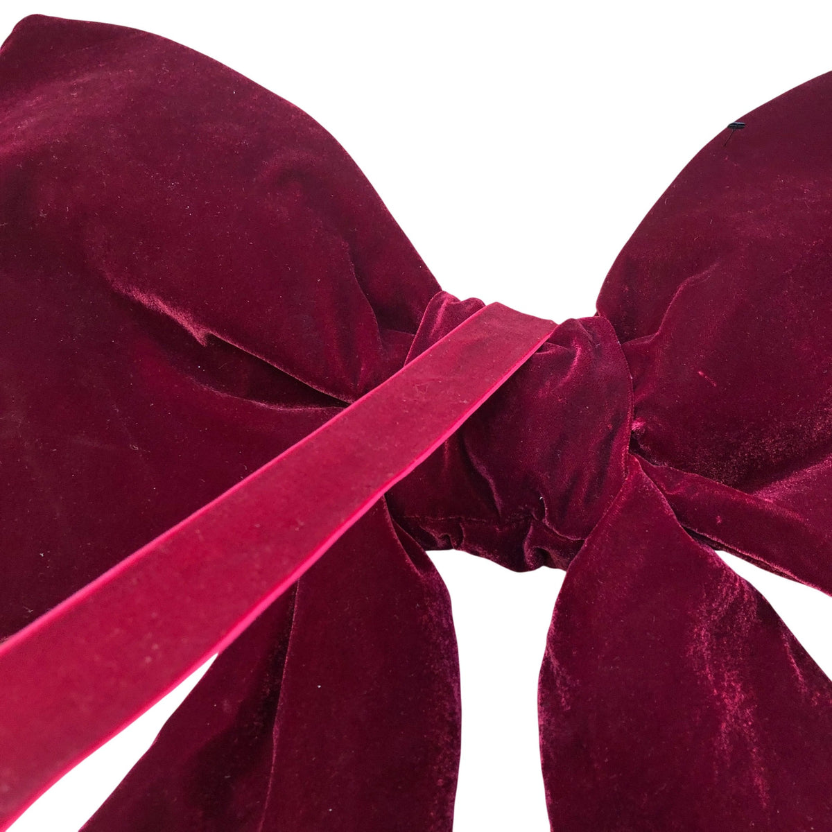 Big Red Velvet Door Bow Christmas Decoration Seasonal Décor 35"