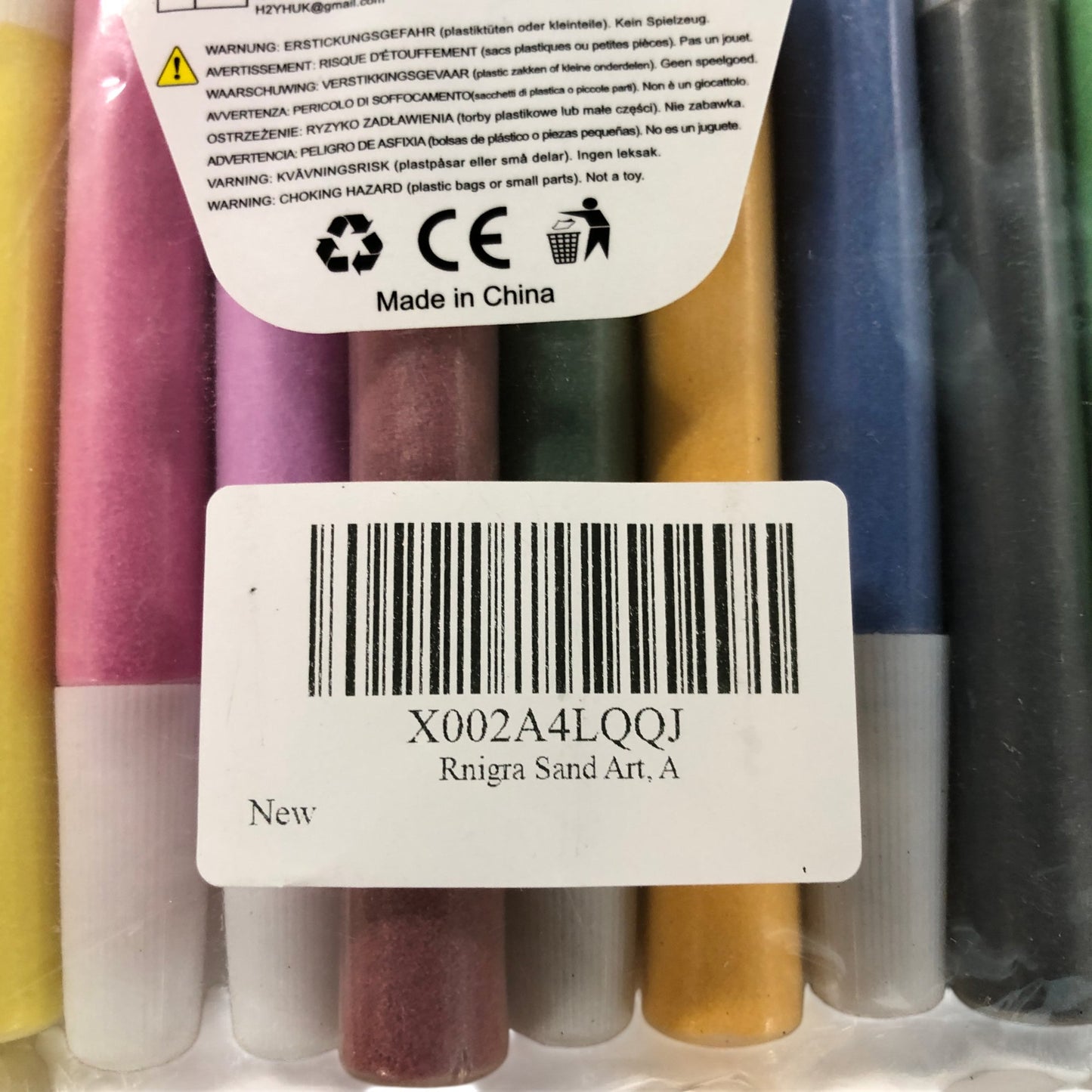 Rnigra Sand Art Kit 10 Colour Pack Ideal For Creative Children Arts And Crafts