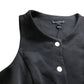 River Island Black Hybrid Waistcoat Midi Dress - Size Small