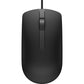 Dell Ms116 USB Wired Ergonomic Computer Mouse Black Optical Adjustable DPI Model