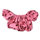 River Island Girls Pink Cherry Print Blouse UK 7-8 Years Puff Sleeves