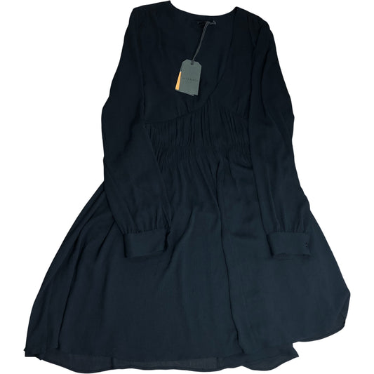 AllSaints Black Tunic Dress Women Size M Long Sleeve Elegant Design