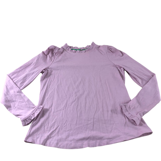 Boden Pink Long Sleeve Frill Detail Top - Size 12
