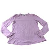 Pink Long Sleeve Frill Detail Top - Size 12