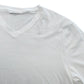 River Island Muscle Fit V Neck T Shirt UK XXL White Short Sleeve Men's Top