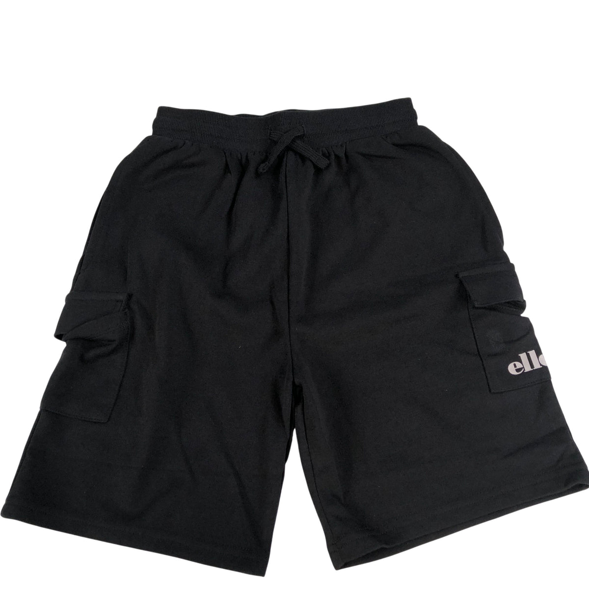 Ellesse Kids Outfit Set T-Shirt Shorts Size 8-9 Years Black Cargo Style