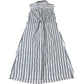 Women's Striped Sleeveless Shirt Dress Size 12