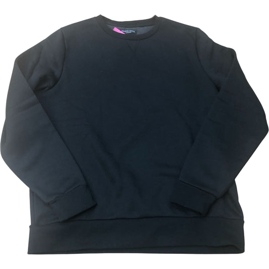 Brave Soul Black Crew Neck Sweatshirt Size L