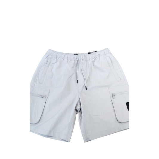 River Island Regular Fit Men's Cargo Shorts UK M Light Grey Cotton Casual