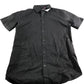 Jack & Jones Short Sleeve Shirt Men's Casual Black Cotton Blend Medium