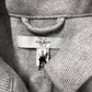 River Island Men's Casual Zip Jacket Grey Size M Wool Blend