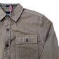 Furze Garment Dye Twill Shirt Mid Brown Size S