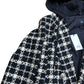 River Island Black Checkered Double Breasted Blazer Jacket