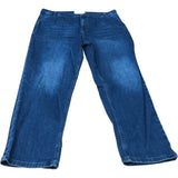 Blue Denim Jeans 98 Cotton 2 Elastane Casual Fit Size 18R