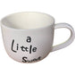 Set of Four Mugs Good Night Promise Me Pick Up A Little Sweet Ceramic Drinkware