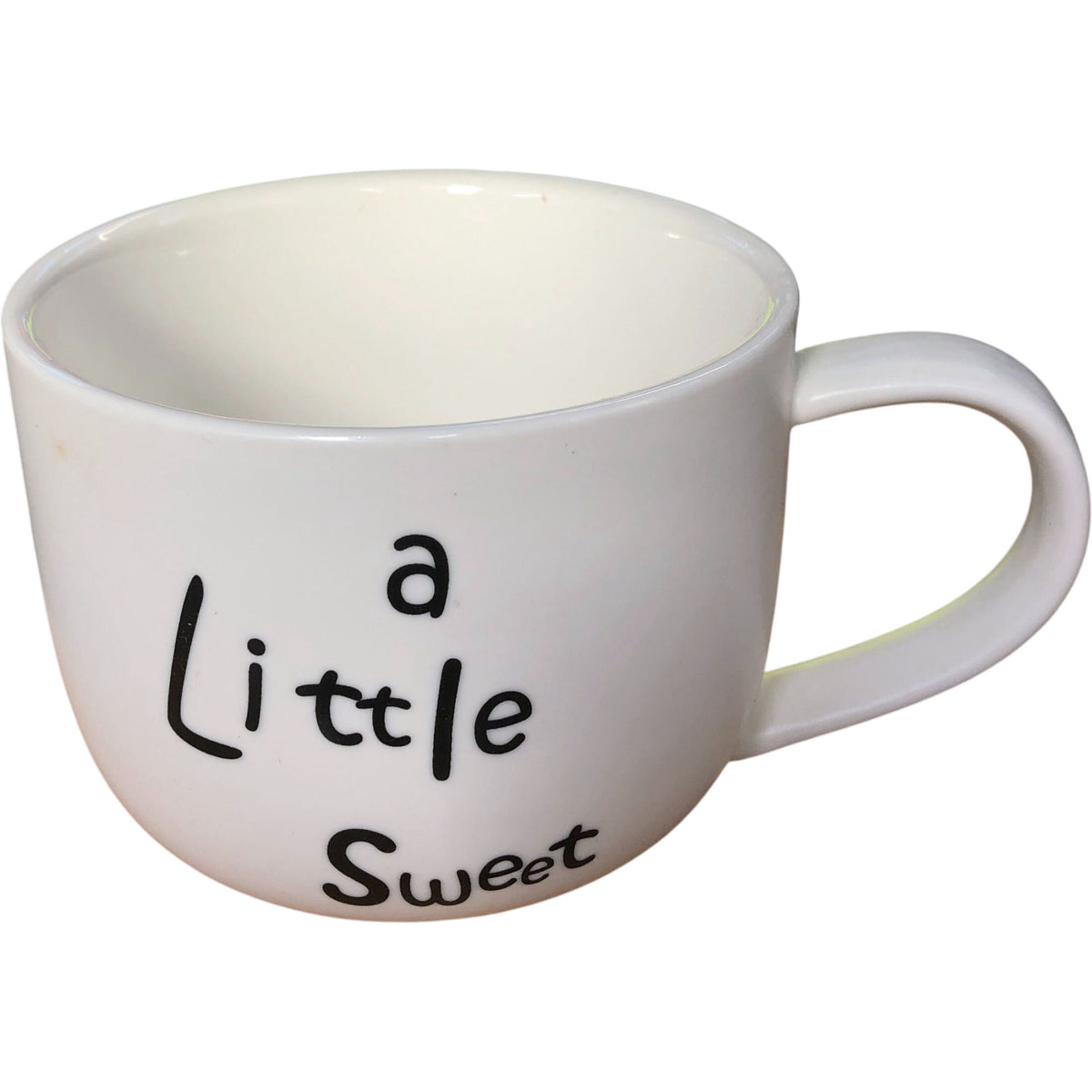Set of Four Mugs Good Night Promise Me Pick Up A Little Sweet Ceramic Drinkware