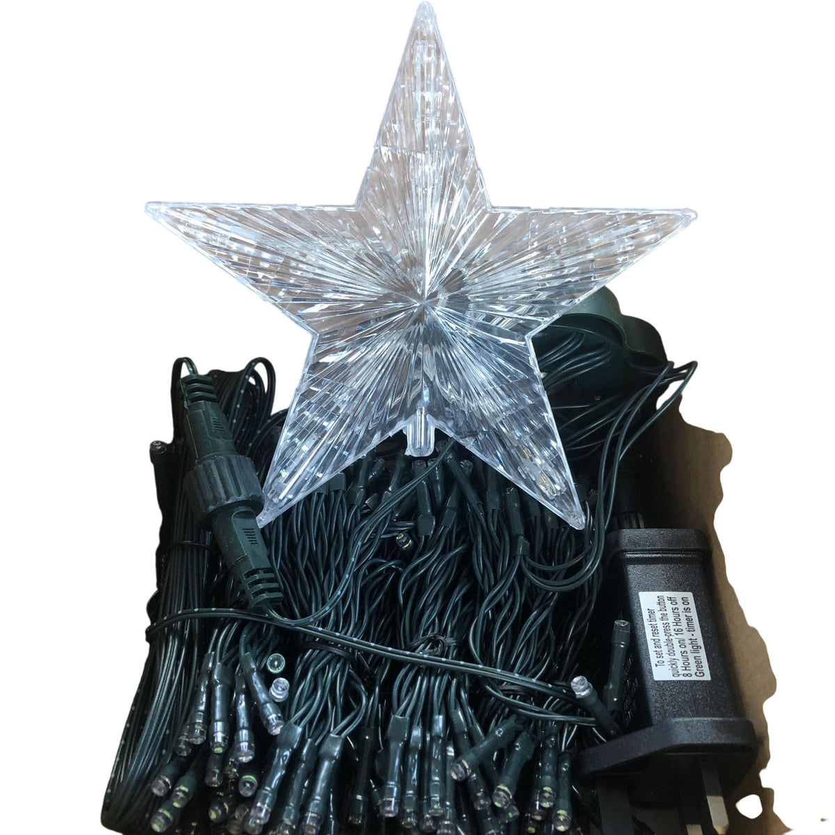 EcoNour 400 Led Christmas Tree Lights Multicolor 8 Lighting Modes Mains Plug