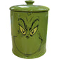 Grinch Cookie Jar Green Ceramic Canister
