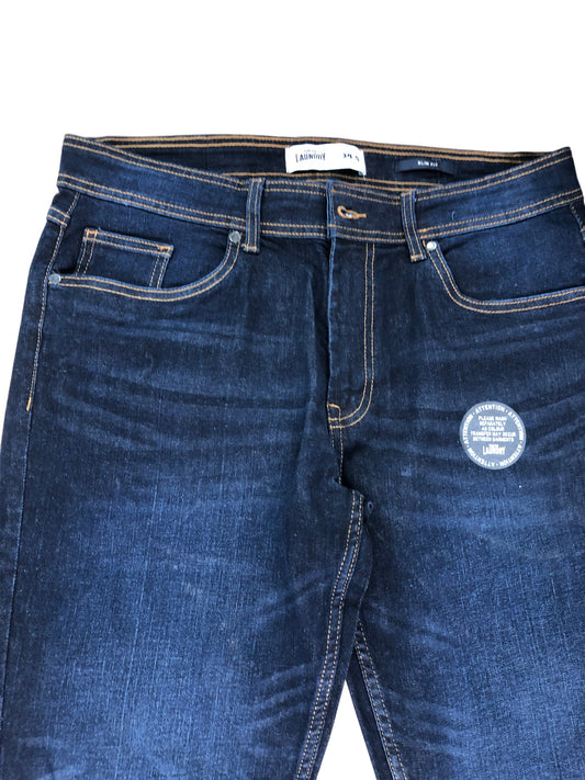 TOKYO LAUNDRY Slim Fit Jeans 34S Men's Dark Wash Denim Trousers