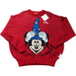 MUS Fantasia Mickey Mouse Sweater Free One Size Red Graphic Knit Jumper