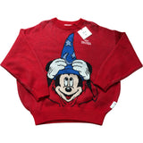 MUS Fantasia Mickey Mouse Sweater Free One Size Red Graphic Knit Jumper