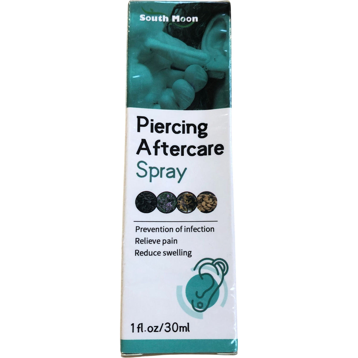 South Moon Piercing Aftercare Spray 30ml Relief Pain
