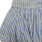 River Island Girls T-Shirt And Skirt Set Size 9-10 Years White Blue Striped