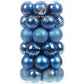 Sea Team 41-Pack Shatterproof Christmas Baubles 40mm Princess Blue