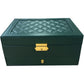 Jewellery Box Dark Green Organiser For Rings Necklaces Bracelets
