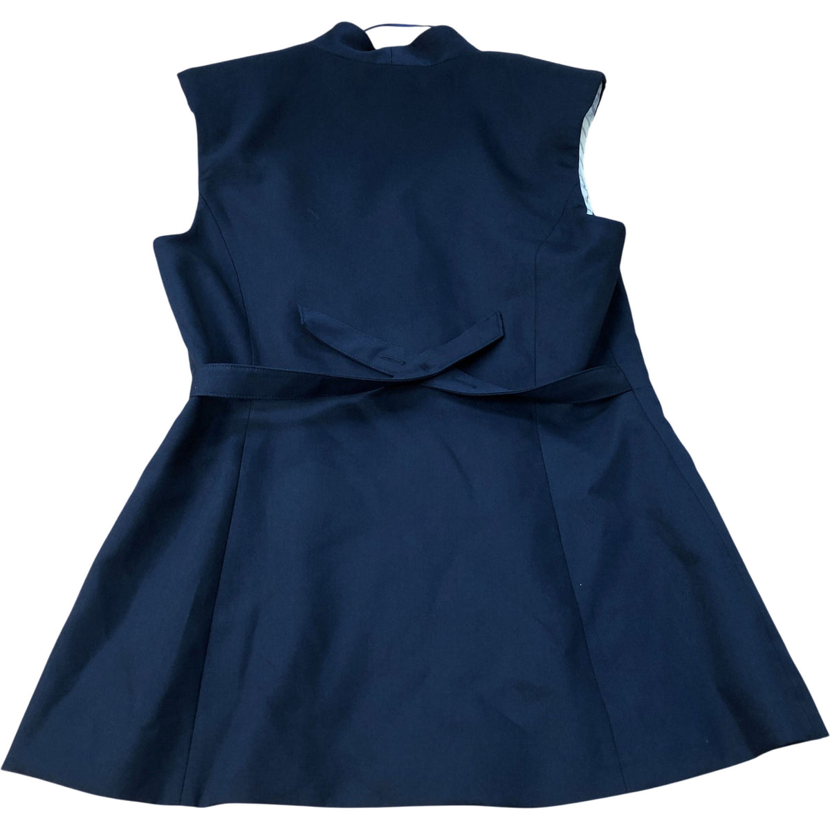 River Island Sleeveless Jacket Women's Smart Casual Blazer Style Navy Blue
