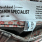 River Island Denim Specialist Women's Wide Leg Jeans Dark Wash Raw Hem Size 6